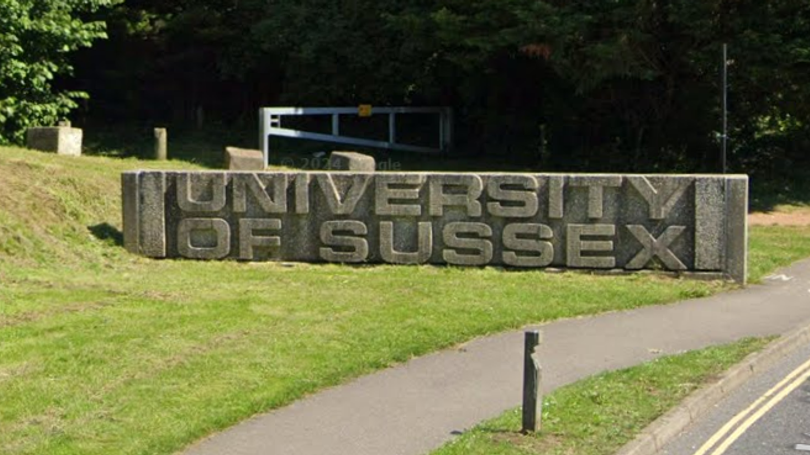 The entrance to the University of Sussex. Pic: Google Maps
