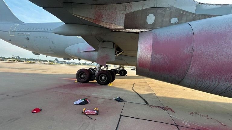 Damage to planes at Brize Norton 