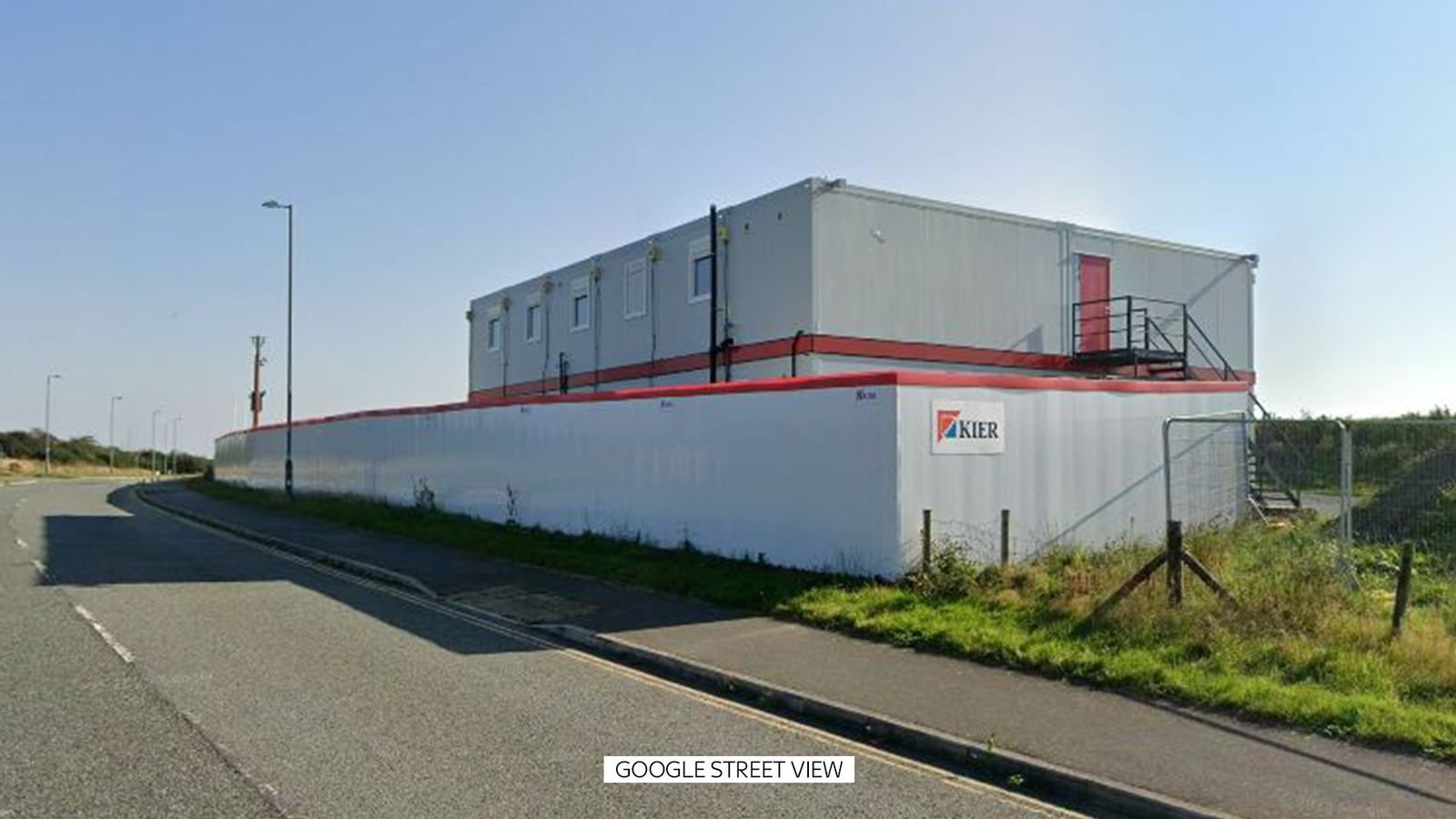The border control post at Parc Cybi near Holyhead port