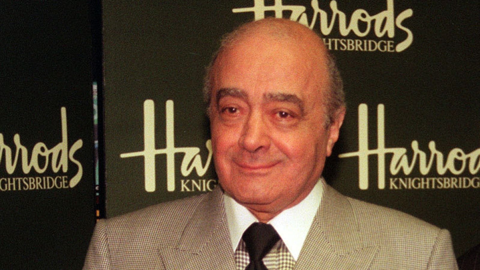 Mohammed Al Fayed was the owner of Harrods. Pic: PA