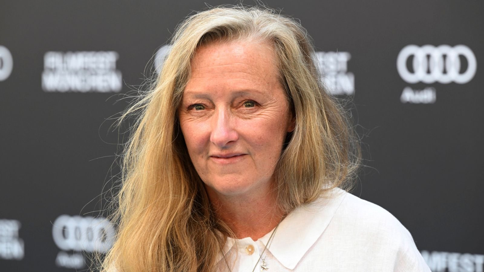 The Salt Path author Raynor Winn on the red carpet earlier this month. Pic: AP