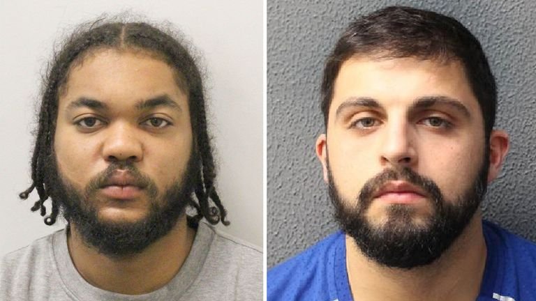 Jason Furtado and Eden Clark. Pic: Met Police/PA