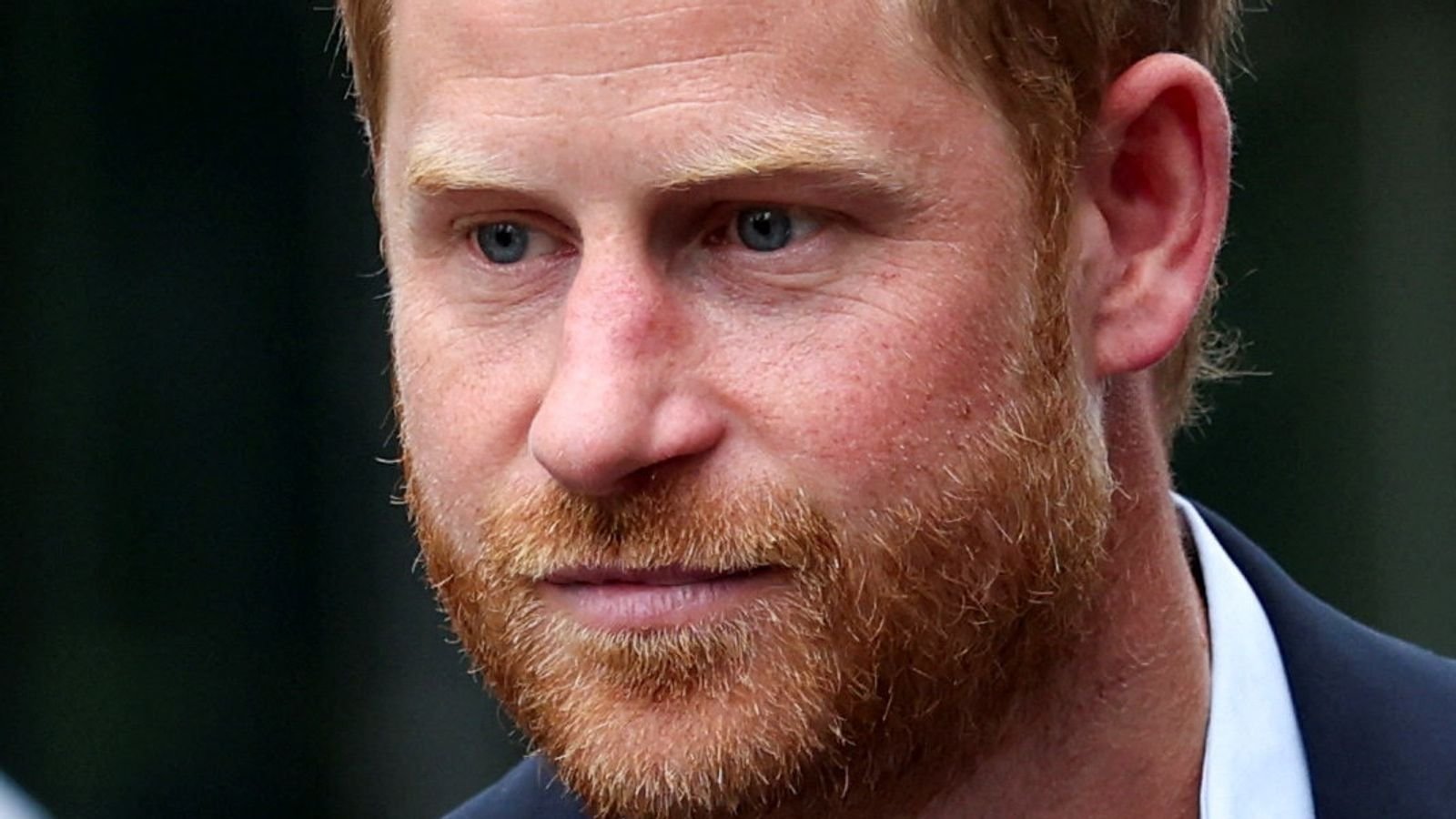 The Duke of Sussex leaves after a visit to Imperial College London