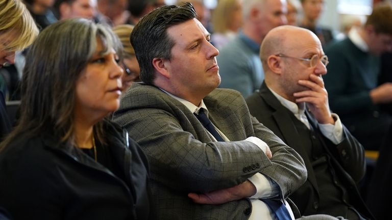 Mr Hepburn, centre, minister for parliamentary business. Pic: PA