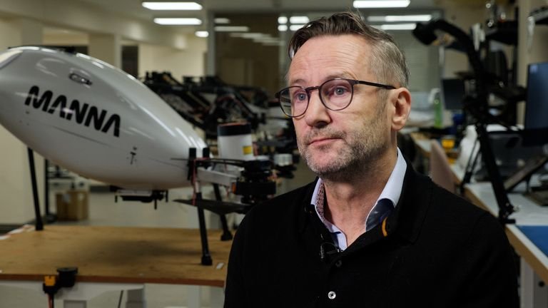 Manna Aero CEO Bobby Healy hopes to expand into the UK