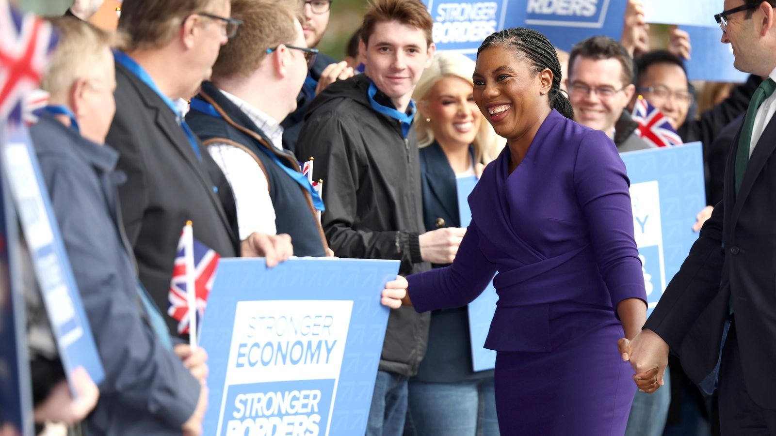 Kemi Badenoch gave a speech on day one of the Conservative