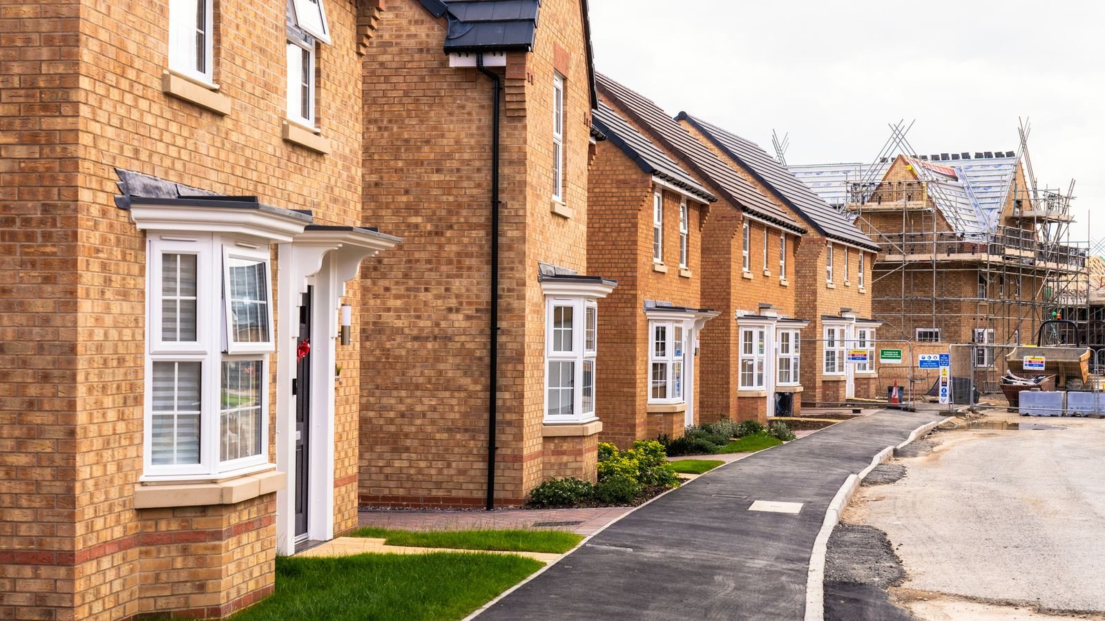 Labour are behind on their target for building new homes. Pic: iStock