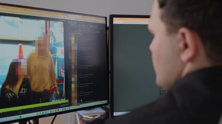 Facewatch is seen in operation as retailers look to crack down on crime.