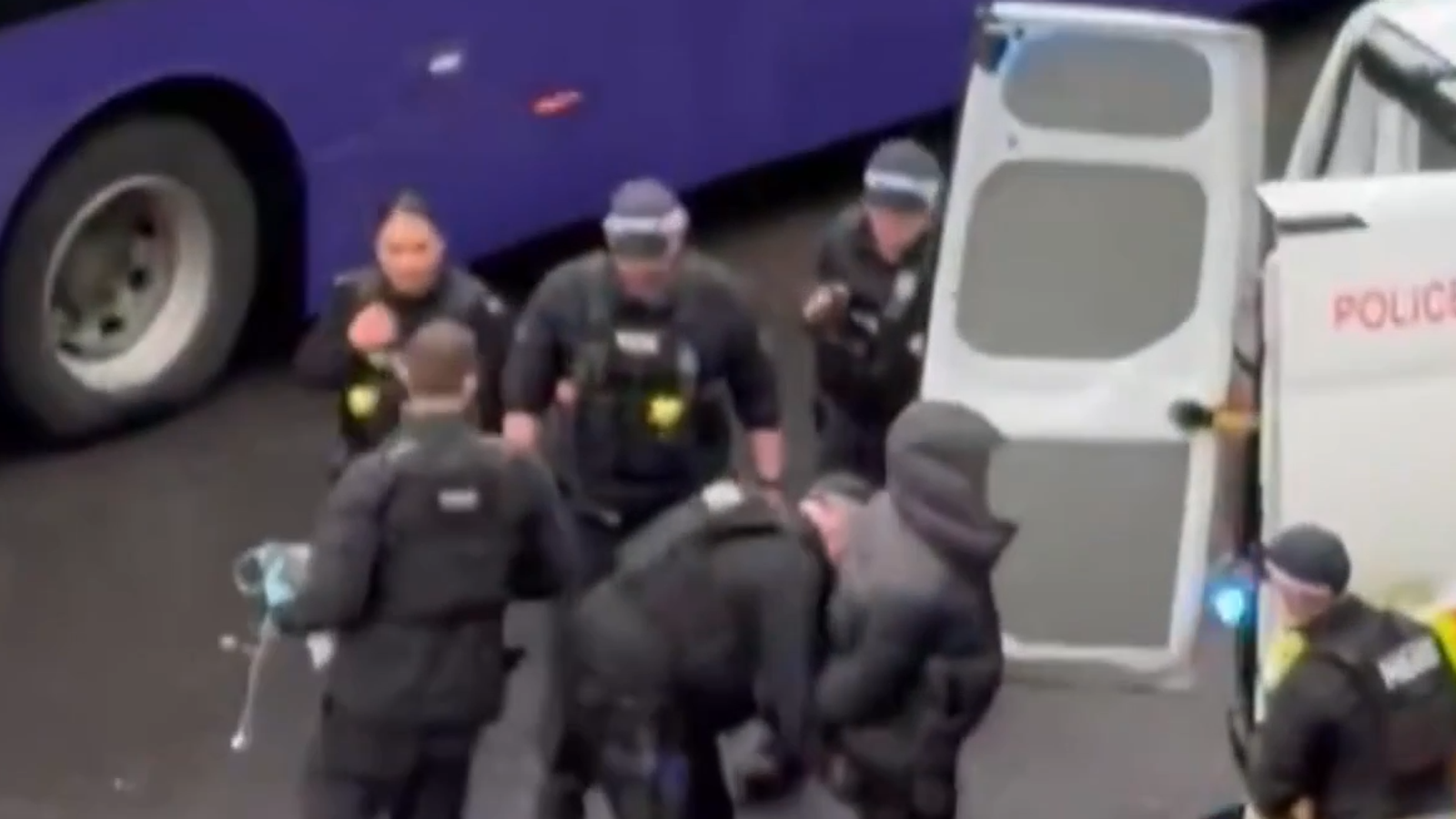 A man was arrested at Heathrow Airport after the incident