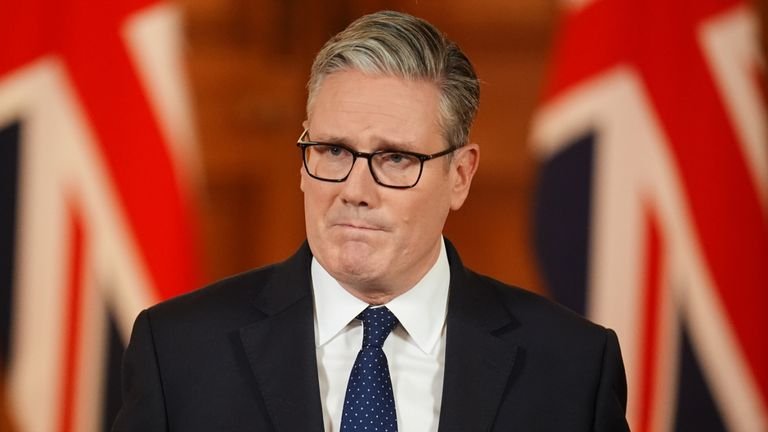 Sir Keir Starmer is under pressure amid Labour's dire position in the polls. Pic: PA