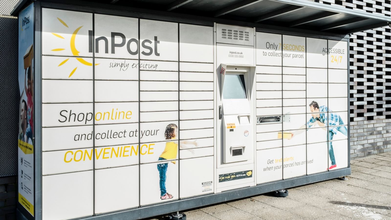An InPost locker site in Milton Keynes. Pic: iStock