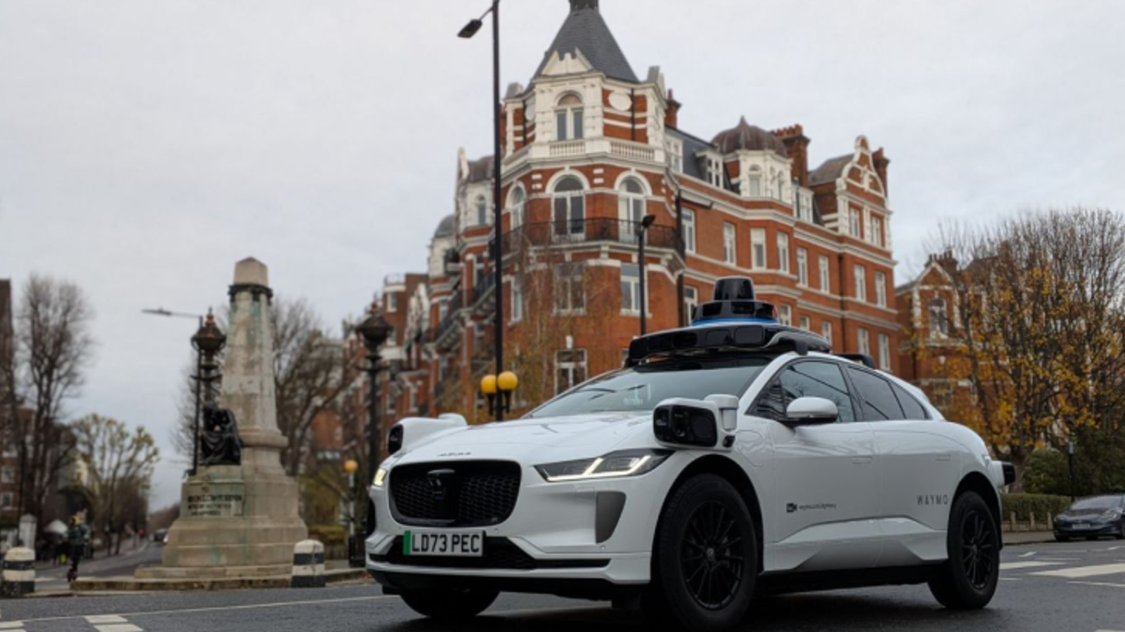 Waymo self-driving cars have been seen on London